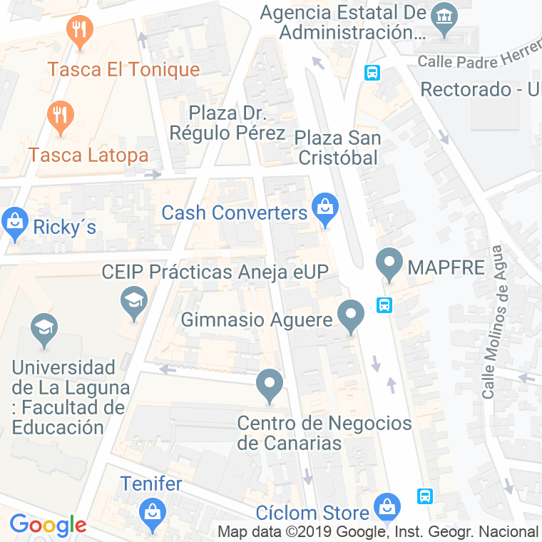 Código Postal calle Elias Serra Rafols en Laguna,La