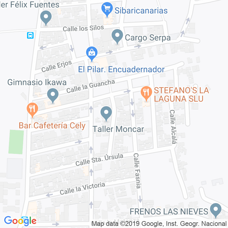 Código Postal calle Escobonal, El en Laguna,La