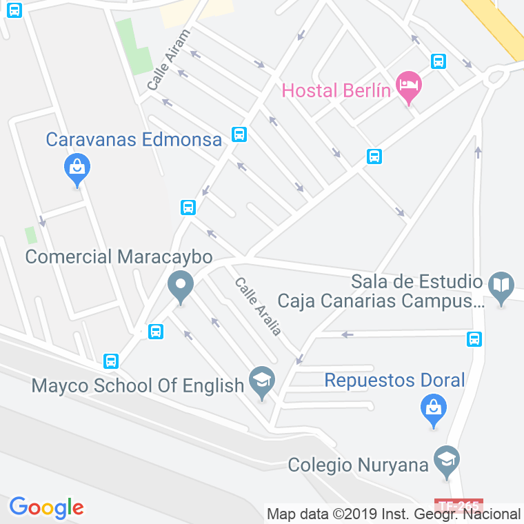 Código Postal calle Bartolome Cairasco en Laguna,La