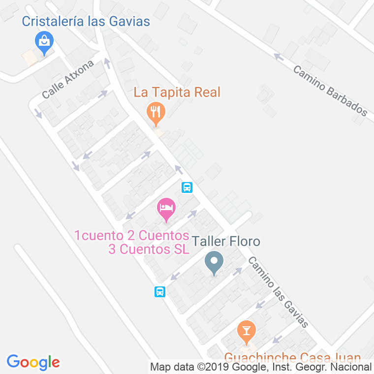 Código Postal calle Candelaria (Las Gavias) en Laguna,La