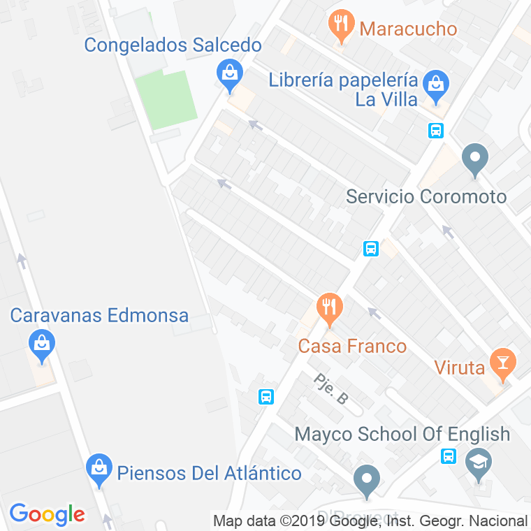 Código Postal calle Caracas en Laguna,La