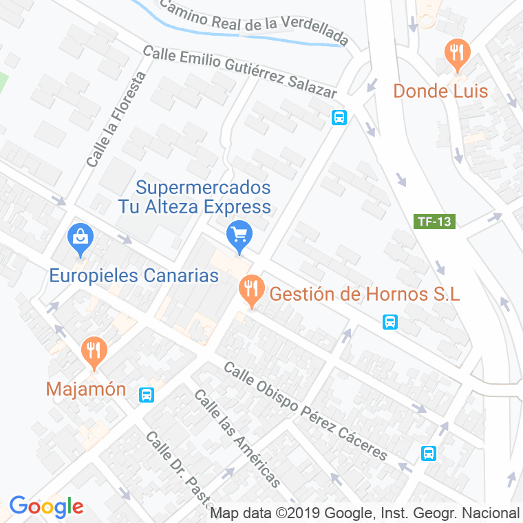 Código Postal calle Vicente Buergo Oraa en Laguna,La