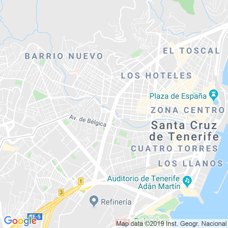 Código Postal de Barranco Godinez en Santa Cruz de Tenerife