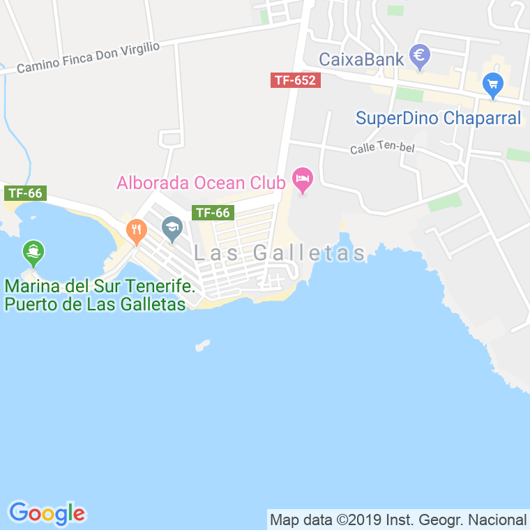 Código Postal de Galletas, Las en Santa Cruz de Tenerife