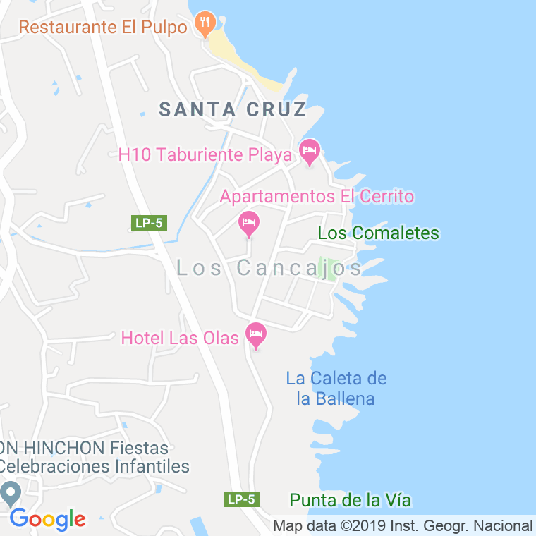Código Postal de Cancajos, Los en Santa Cruz de Tenerife