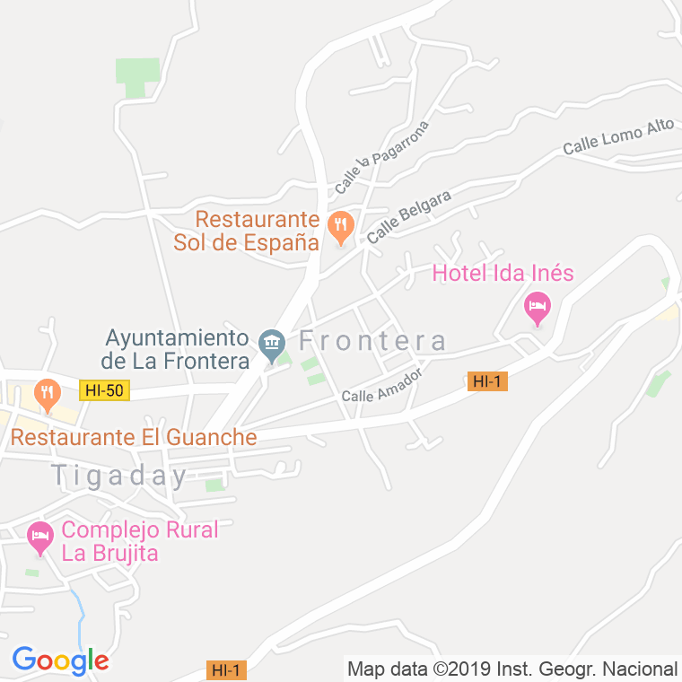 Código Postal de Frontera en Santa Cruz de Tenerife
