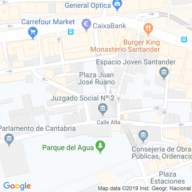 Código Postal calle Juan Jose Ruano, plaza en Santander