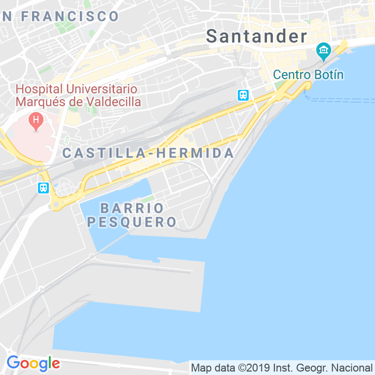 Código Postal calle Trio Trementorio en Santander