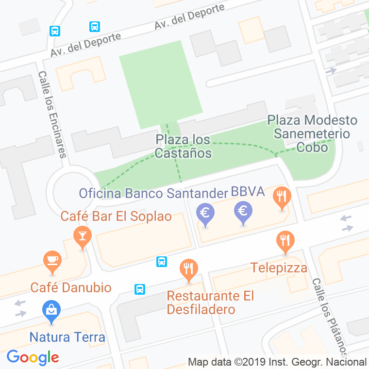 Código Postal calle Alamos, Los en Santander