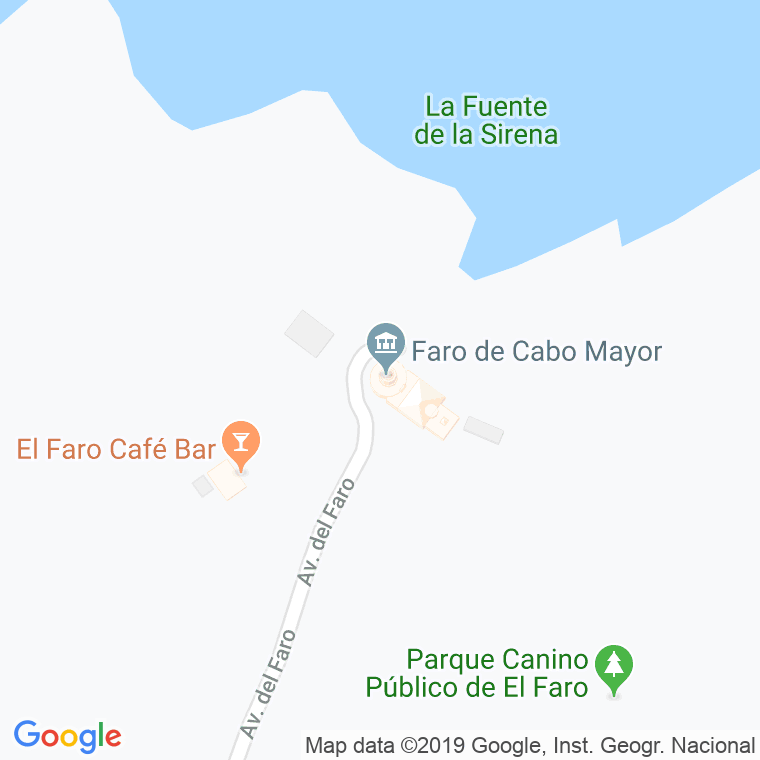 Código Postal calle Faro, avenida en Santander
