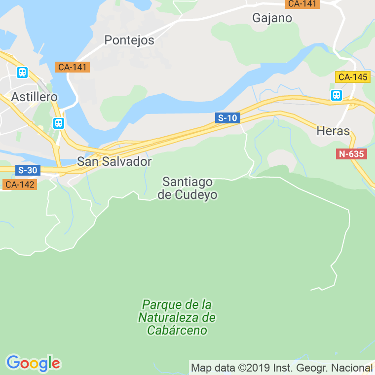 Código Postal de Santiago De Heras en Cantabria