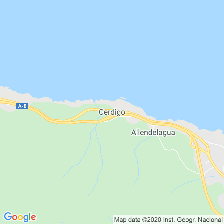 Código Postal de Cerdigo en Cantabria