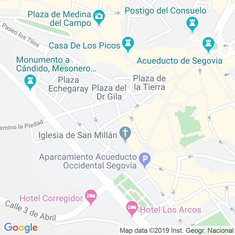 Código Postal calle Carretas en Segovia