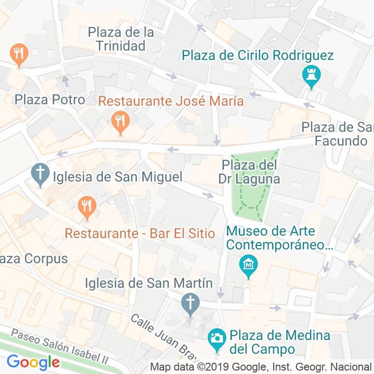 Código Postal calle Colon en Segovia