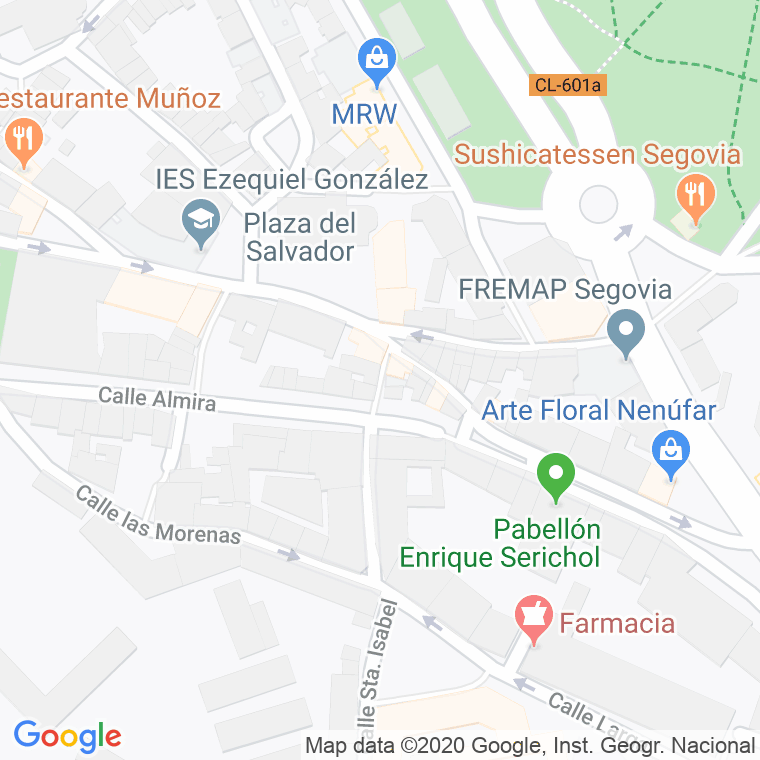 Código Postal calle Gremios en Segovia