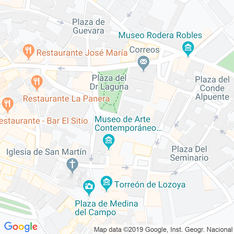 Código Postal calle Ildefonso Rodriguez en Segovia