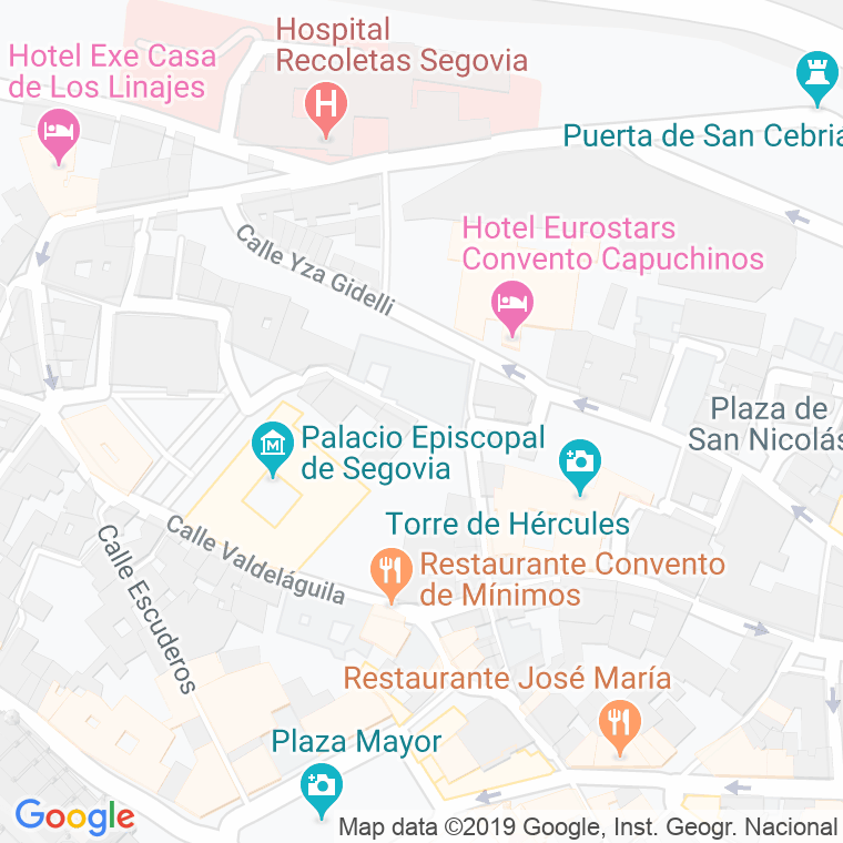 Código Postal calle Maria Zambrano en Segovia