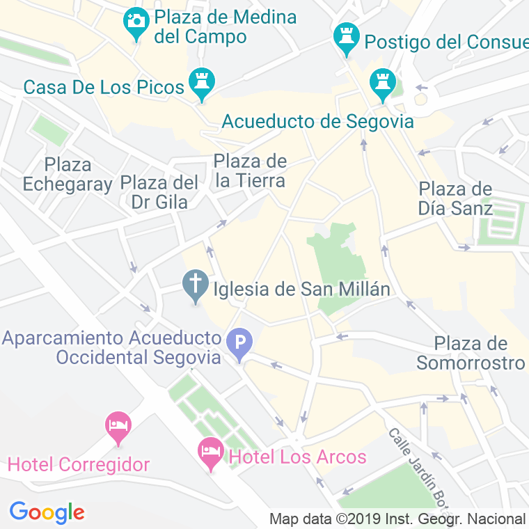 Código Postal calle Fernandez Ladreda, avenida (Impares Del 17 Al Final)  (Pares Del 20 Al Final) en Segovia