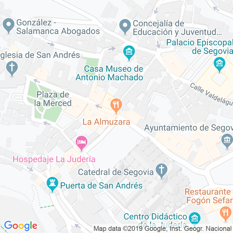 Código Postal calle Almuzara en Segovia