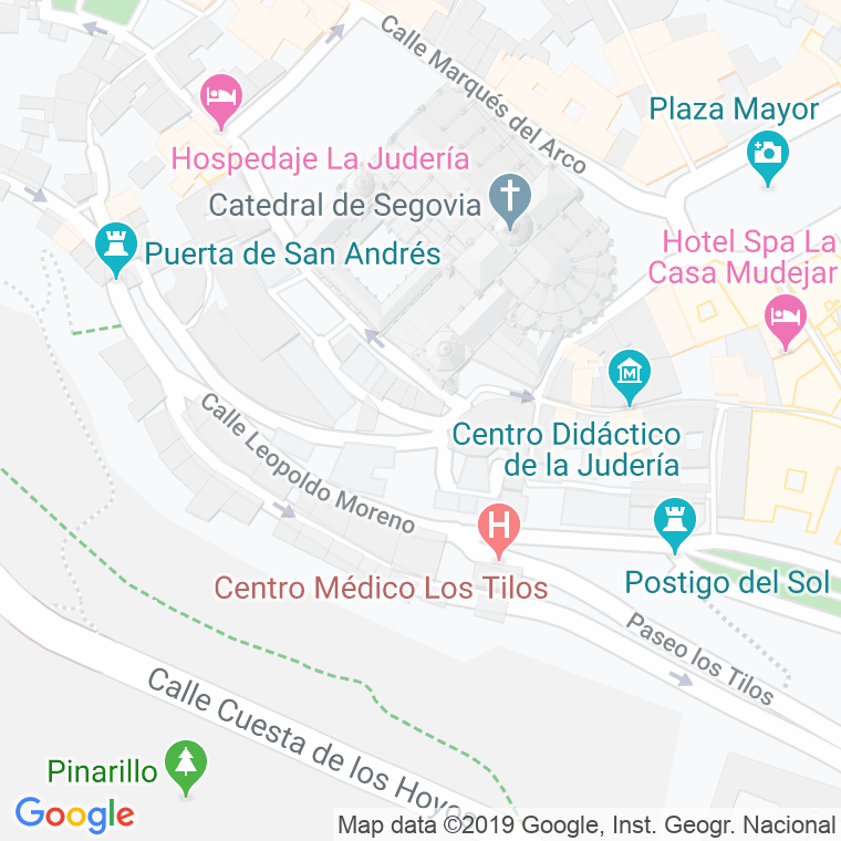 Código Postal calle Barrionuevo en Segovia
