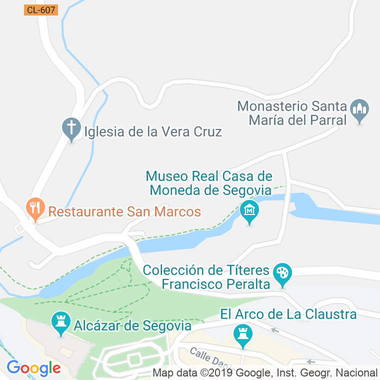Código Postal calle Marques De Villena en Segovia