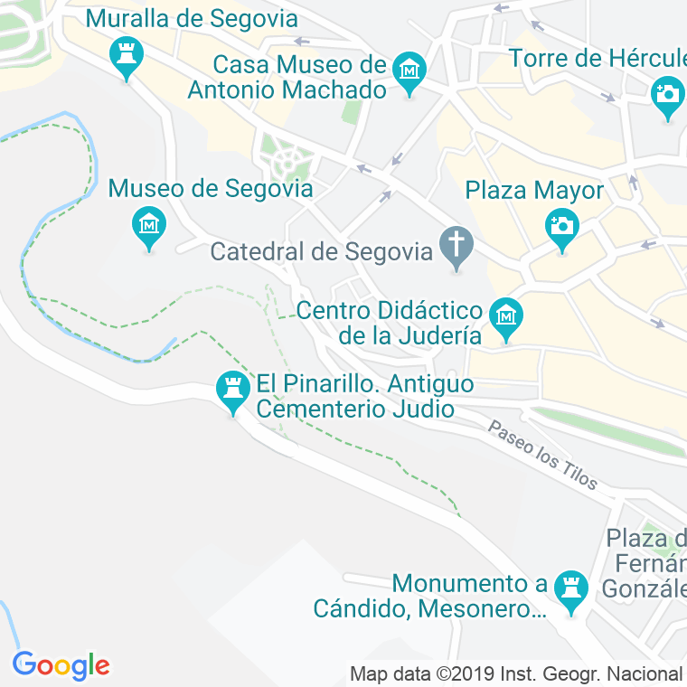 Código Postal calle Martinez Campos en Segovia