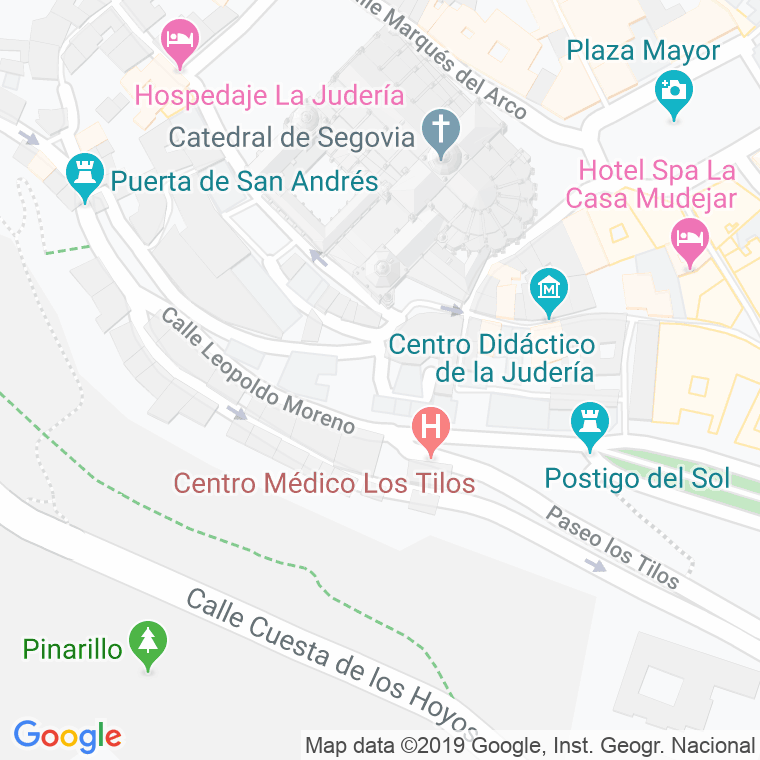 Código Postal calle Rastrillo en Segovia