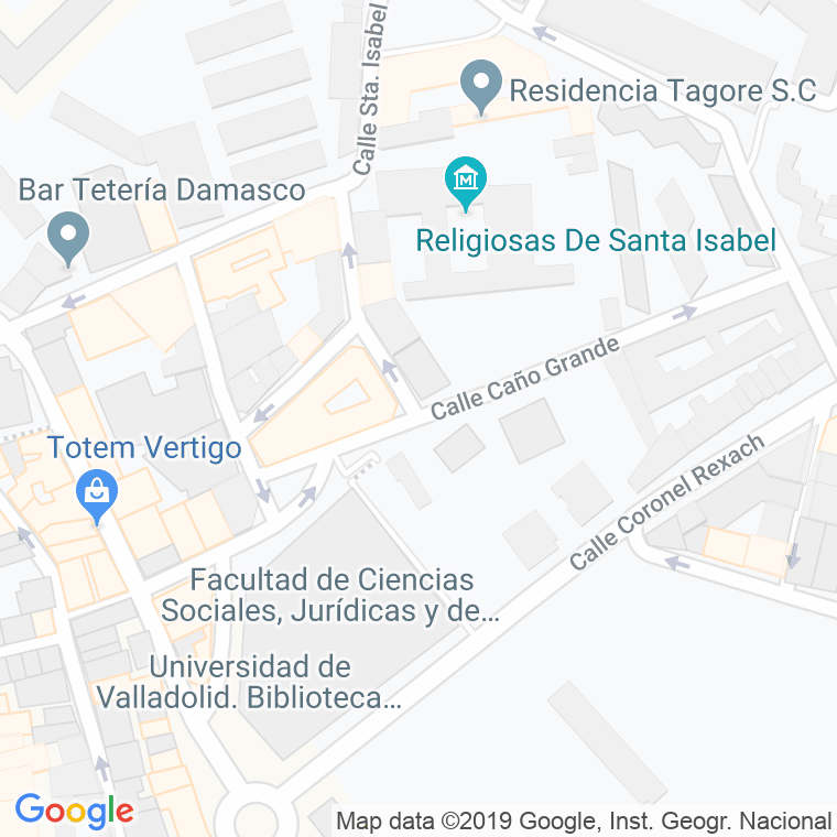 Código Postal calle Caño Grande   (Impares Del 7 Al Final)  (Pares Del 6 Al Final) en Segovia