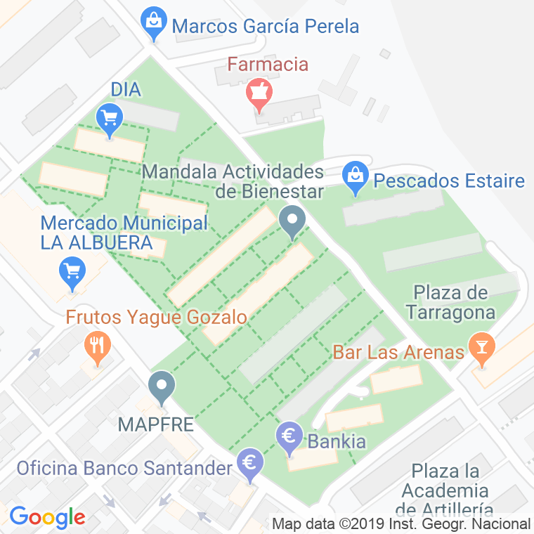 Código Postal calle Guadalajara en Segovia