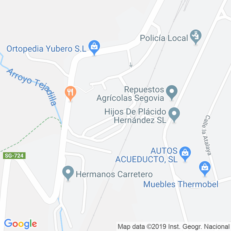 Código Postal calle Malagosto en Segovia