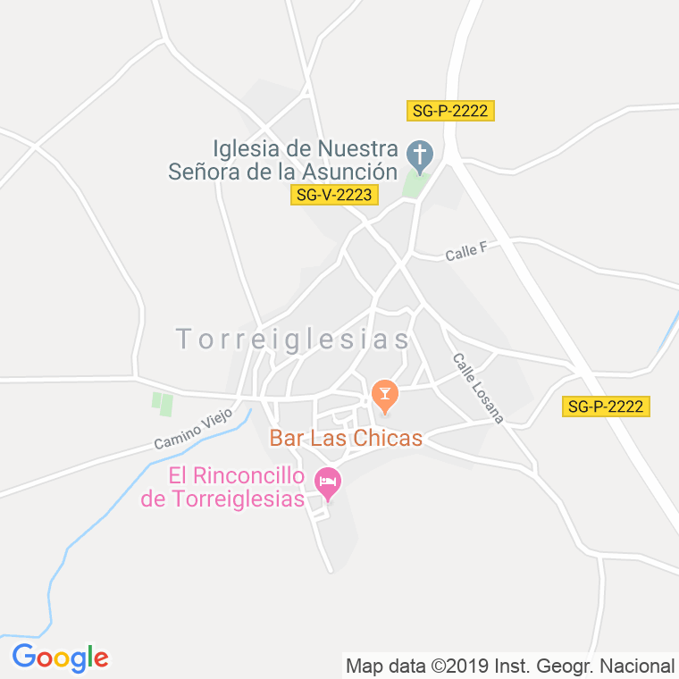 Código Postal de Torreiglesias en Segovia