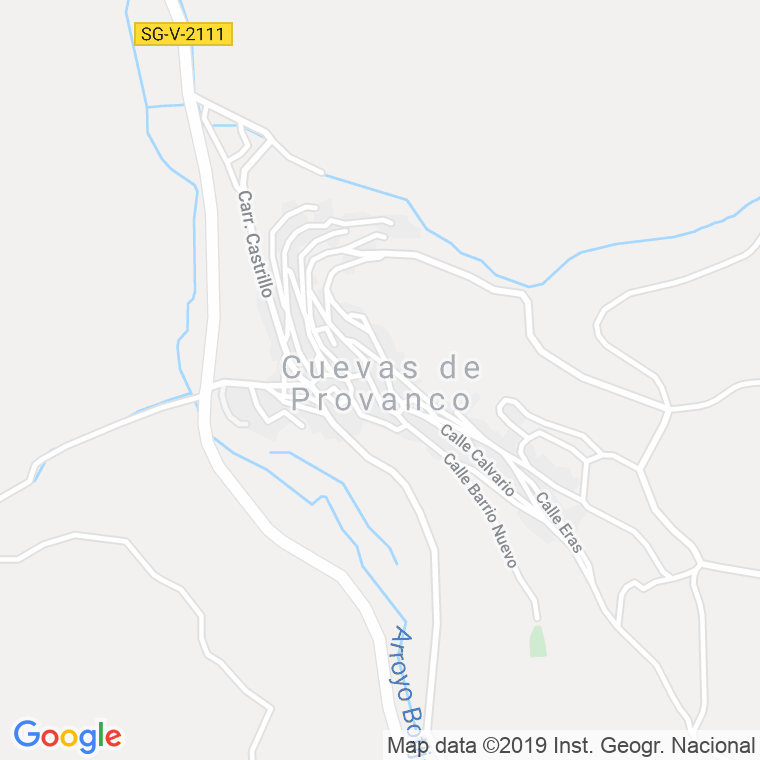 Código Postal de Cuevas De Provanco en Segovia