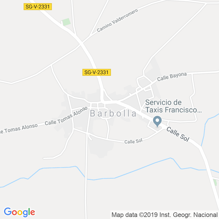 Código Postal de Barbolla en Segovia