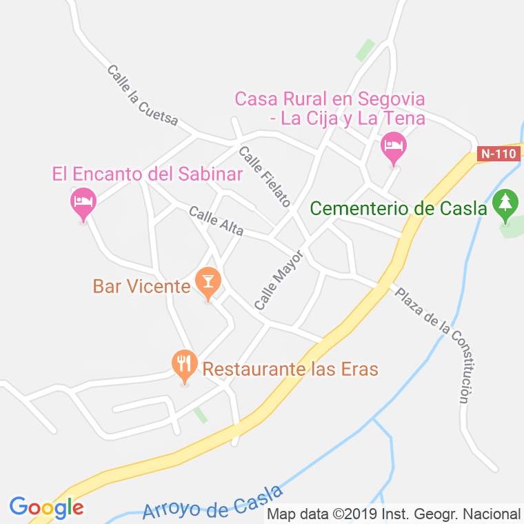 Código Postal de Casla en Segovia