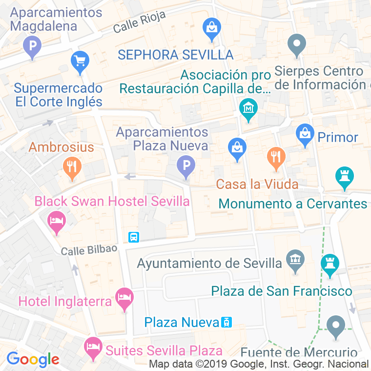 Código Postal calle Albareda en Sevilla