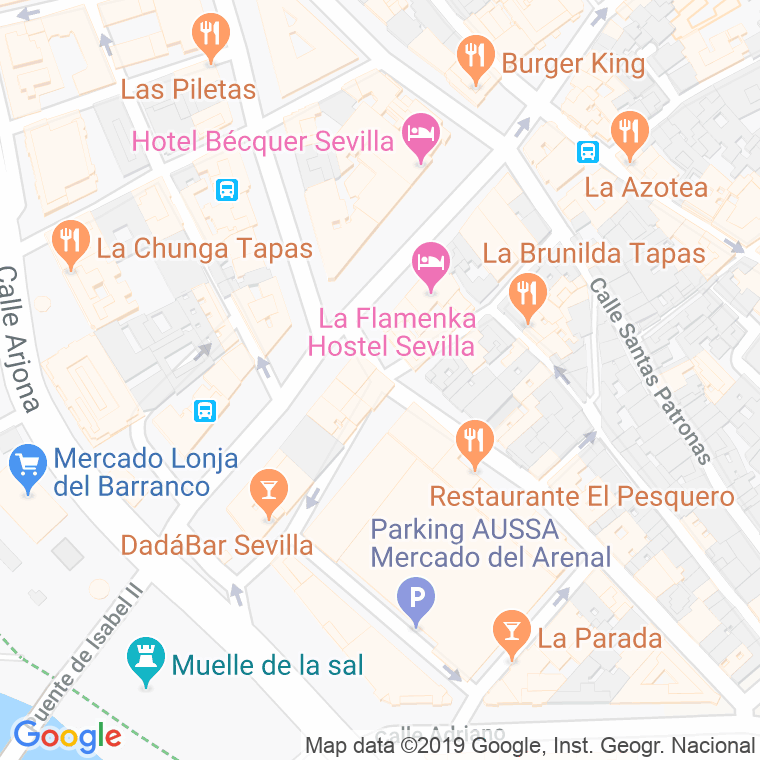Código Postal calle Almansa en Sevilla