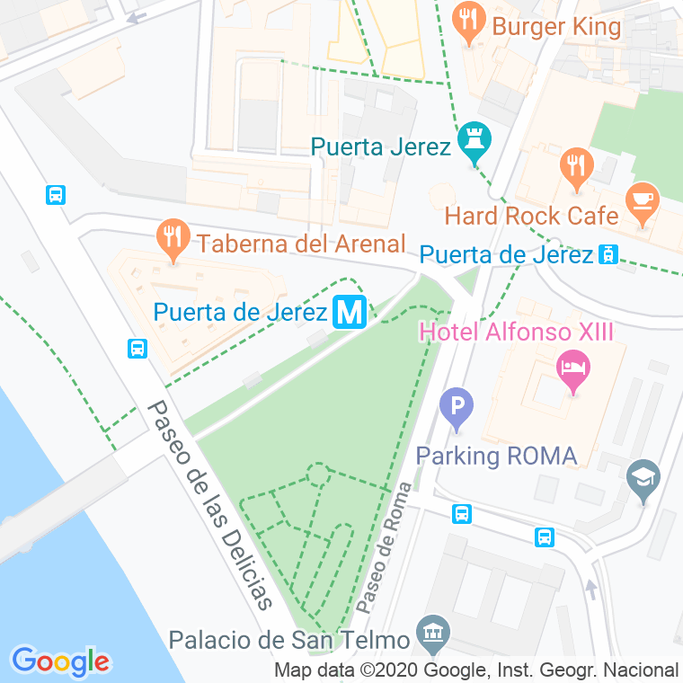 Código Postal calle Cristina en Sevilla