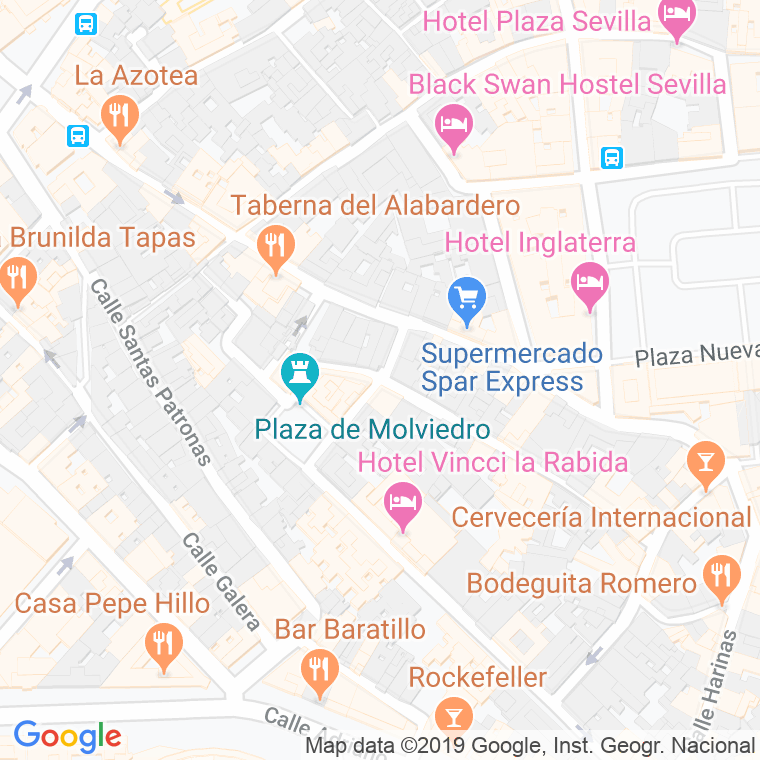 Código Postal calle Doña Guiomar en Sevilla