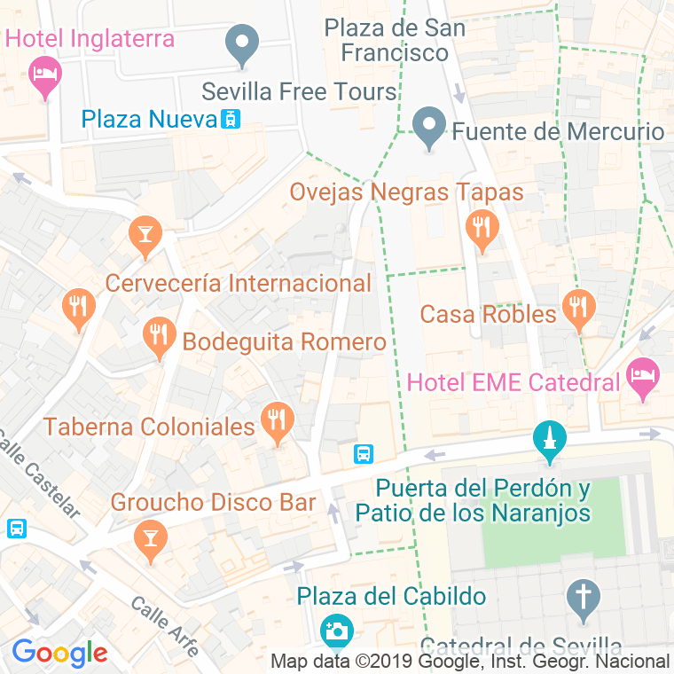 Código Postal calle Fernandez Y Gonzalez en Sevilla
