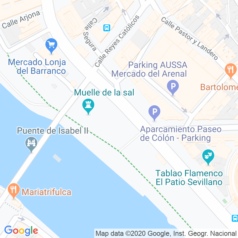 Código Postal calle Jardines Rafael Montesinos en Sevilla