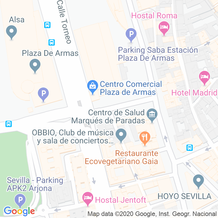 Código Postal calle Legion, La en Sevilla