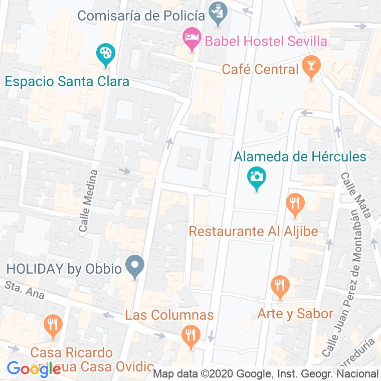 Código Postal calle Arias Montano en Sevilla