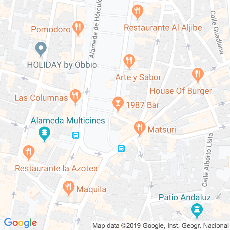 Código Postal calle Barco en Sevilla