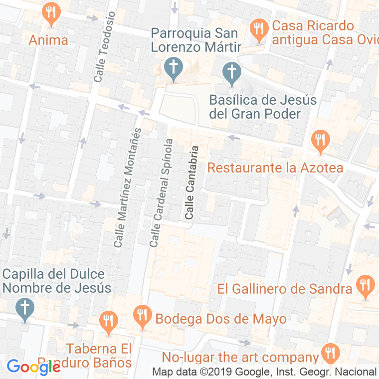 Código Postal calle Cantabria en Sevilla