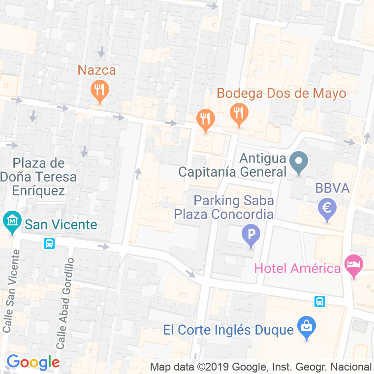 Código Postal calle Ceres en Sevilla