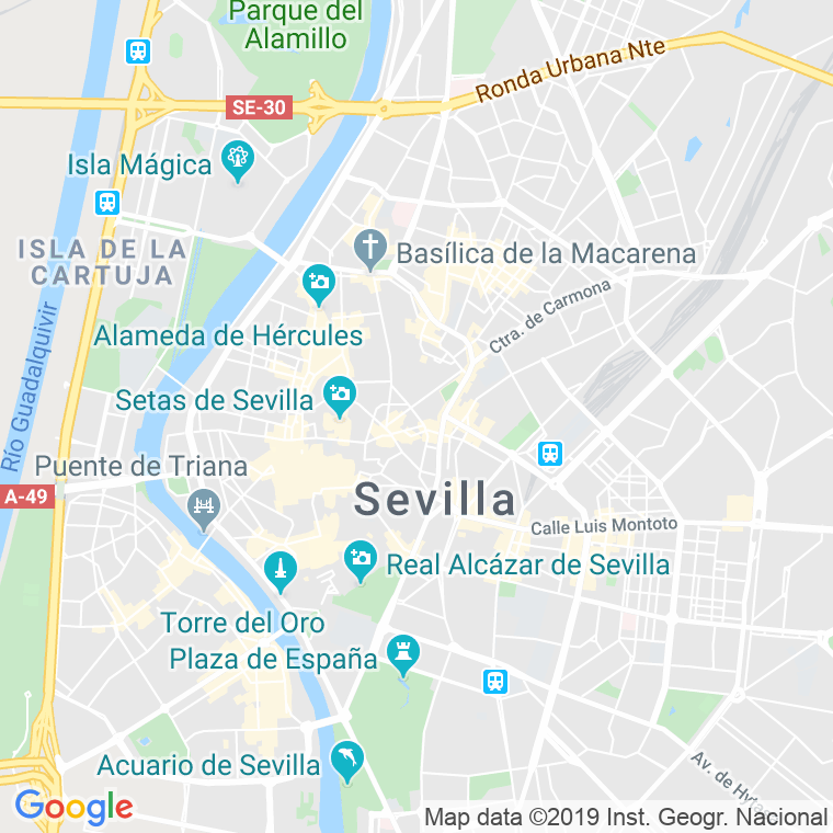 ▷ Código Postal calle Aguilas (Impares Del 13 Al Final) (Pares Del 12 Al  Final) en Sevilla 