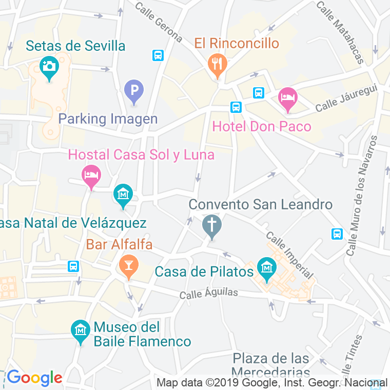 Código Postal calle Alhondiga en Sevilla