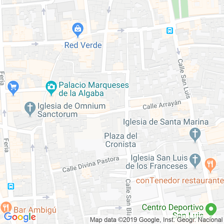 Código Postal calle Arrayan en Sevilla