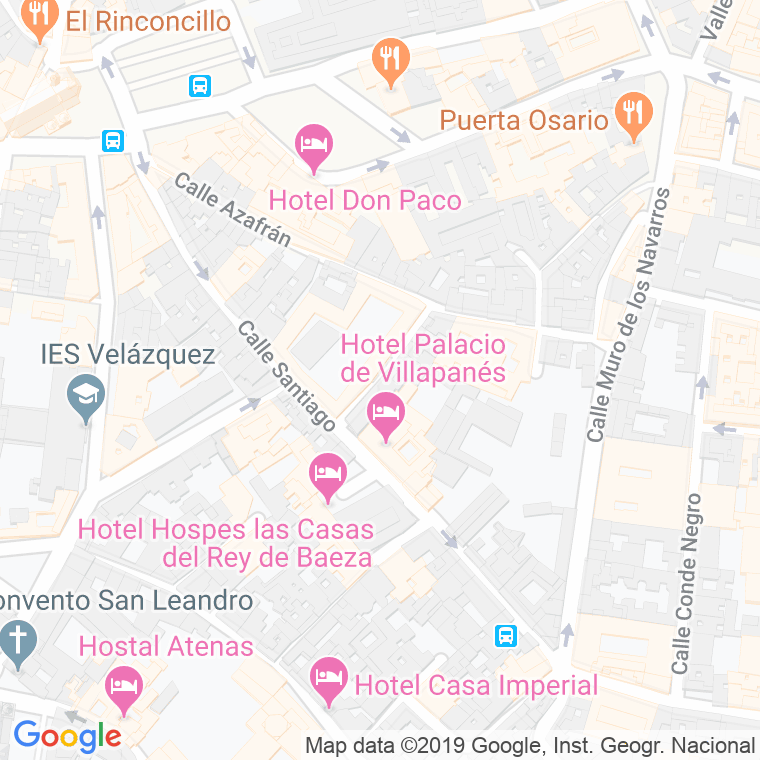 Código Postal calle Ave Maria en Sevilla