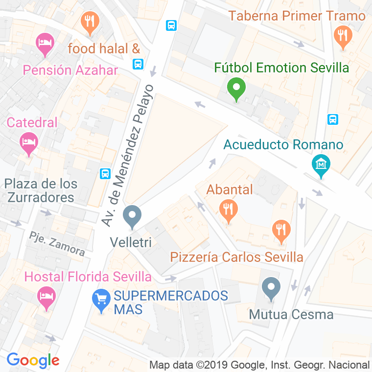 Código Postal calle Florida en Sevilla